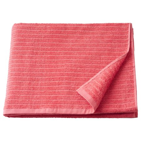 Банное полотенце, светло-красный 70x140 см IKEA VÅGSJÖN ВОГШЁН 204.394.10