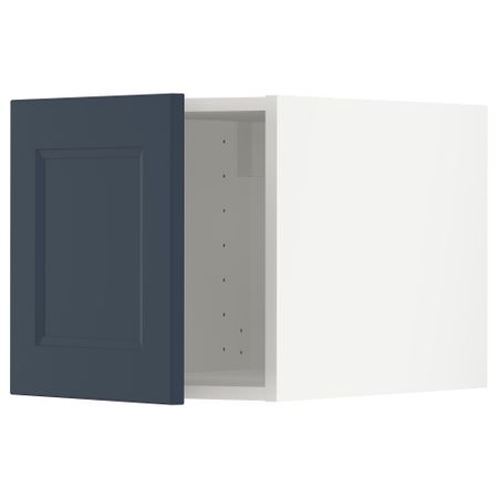 Верхний шкаф, белый Axstad, матовая поверхность синий, 40x40 см IKEA METOD МЕТОД 494.545.70