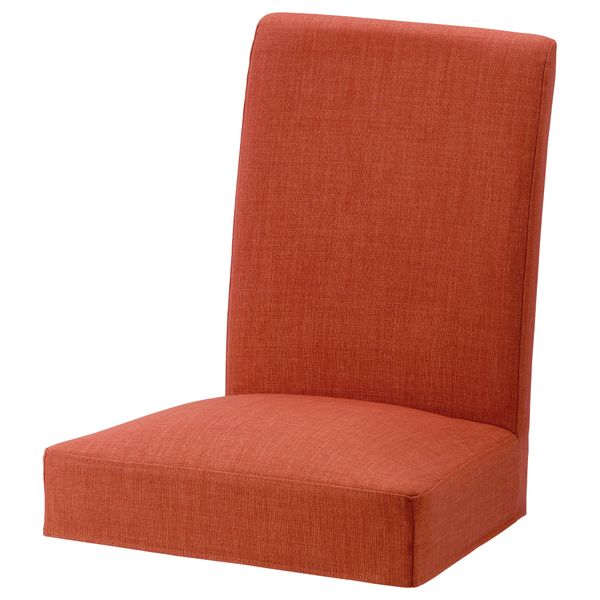 Чехол на стул ХЕНРИКСДАЛЬ, Шифтебу темно-оранжевый - фото 1