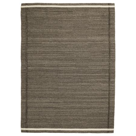 Ковер безворсовый, ручная работа коричневый 170x240 см IKEA HÖJET ХОЭТ 803.820.43