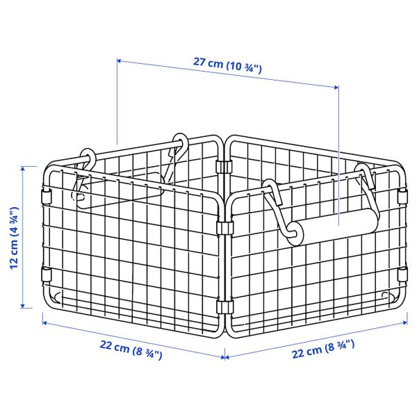 IKEA, дополнительный ракурс - схема-чертеж с размерами