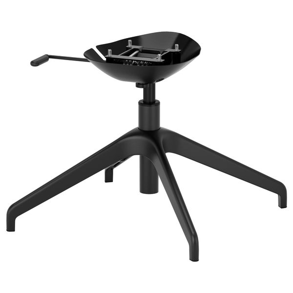 Основание с 4 ножками, черный IKEA LÅNGFHATTEFJÄLL ХАТТЕФЬЕЛЛЬ ЛОНГФЬЕЛЛЬ 903.205.06 - фото 2