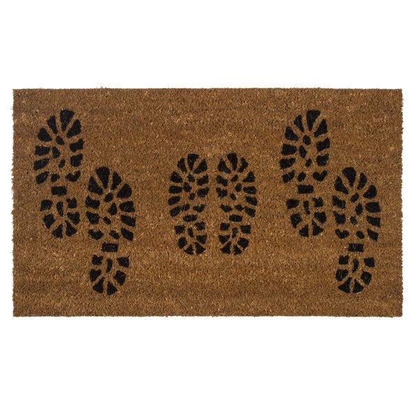 Придверный коврик БЬЕРГБИ, черный (40x70 см) - схема-чертеж с размерами