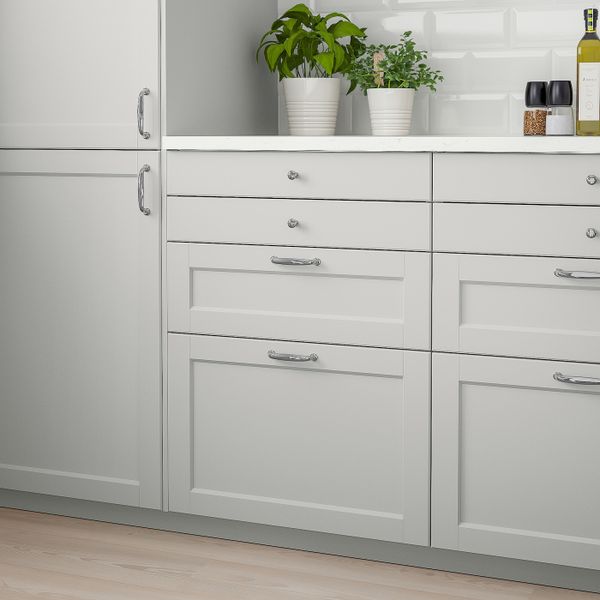 Фронтальная панель ящика, светло-серый 40x20 см IKEA LERHYTTAN ЛЕРХЮТТАН 004.615.67 - фото 3