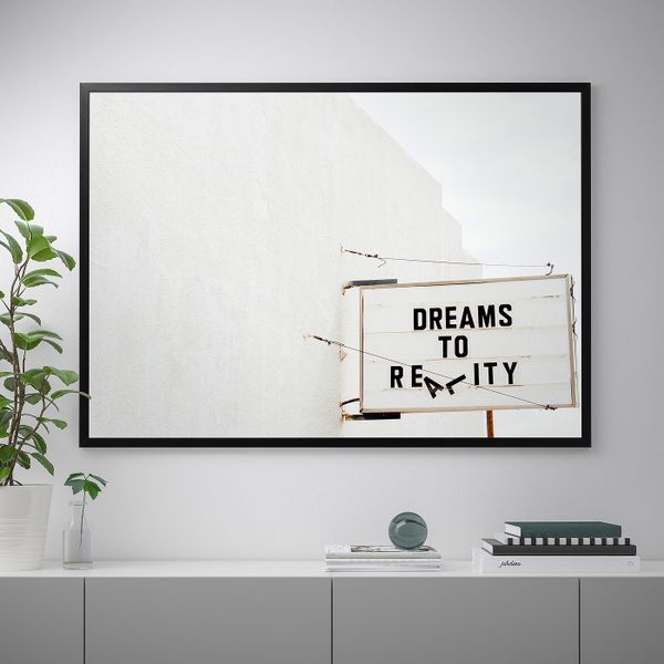 Картина с рамой, Dream, черный 140x100 см IKEA БЬЁРКСТА 792.977.86 - фото 2