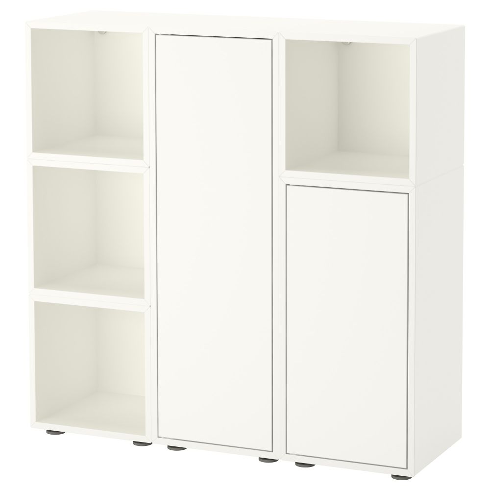 Комбинация шкафов с ножками ЭКЕТ, белый (105x35x107 см) - фото 1