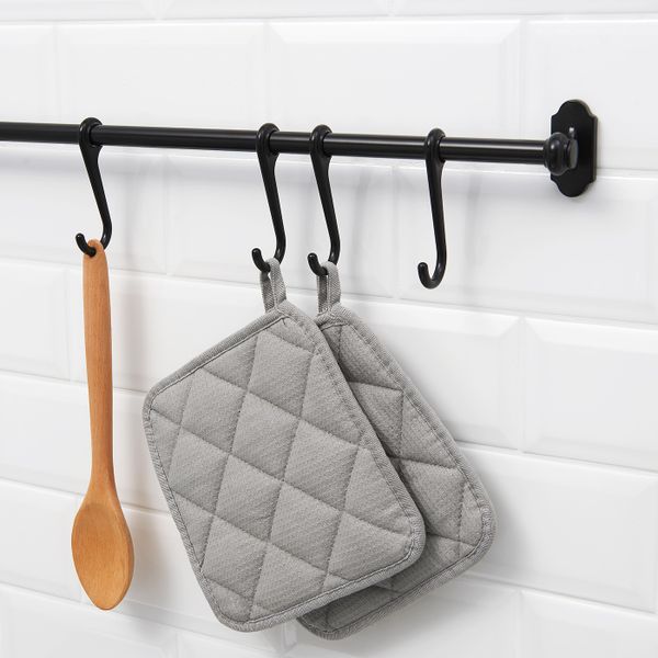 Крючок, черный 11 см IKEA FINTORP ФИНТОРП 703.813.41 - схема-чертеж с размерами