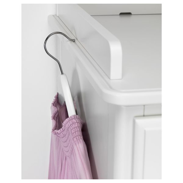 Шкаф платяной, белый/зеркальное стекло 88x58x208 см IKEA TYSSEDAL ТИССЕДАЛЬ 903.697.91 - фото 4