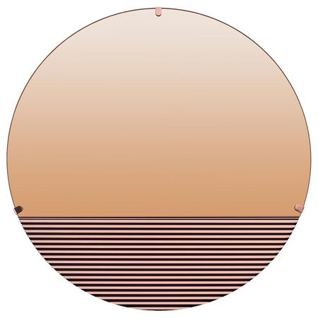 SKOGSGRÄNSEN СКОГСГРЭНСЕН Декоративное зеркало - медный 50 см