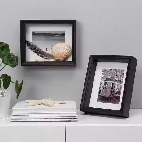 VÄSTANHED Рама - чёрный 20x25 см - схема-чертеж с размерами