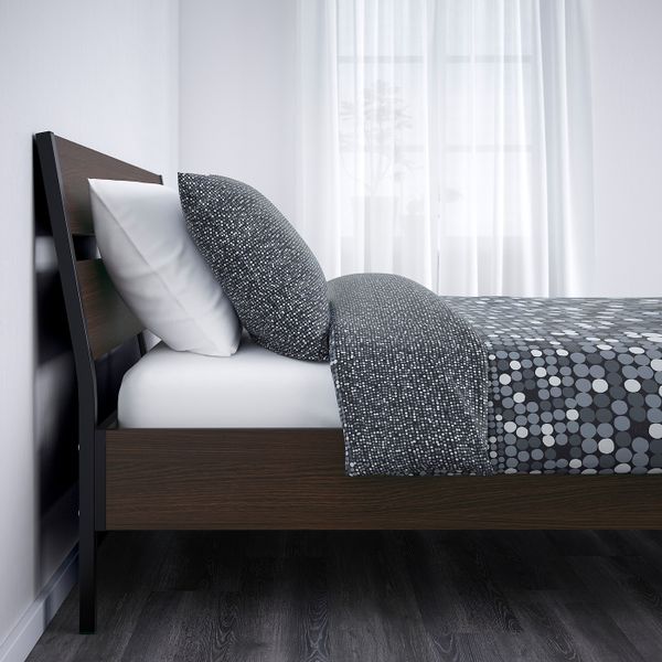 Каркас кровати, темно-коричневый/Лурой 160x200 см IKEA TRYSIL ТРИСИЛ 392.111.53 - фото 3