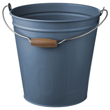 Ведро-горшок, для дома, улицы темно-синий, 10 л IKEA ÅKERBÄR 805.847.91