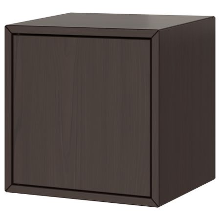Навесной шкаф с 1 дверцей ВЭЛЬЕ, коричневый (35x35 см)