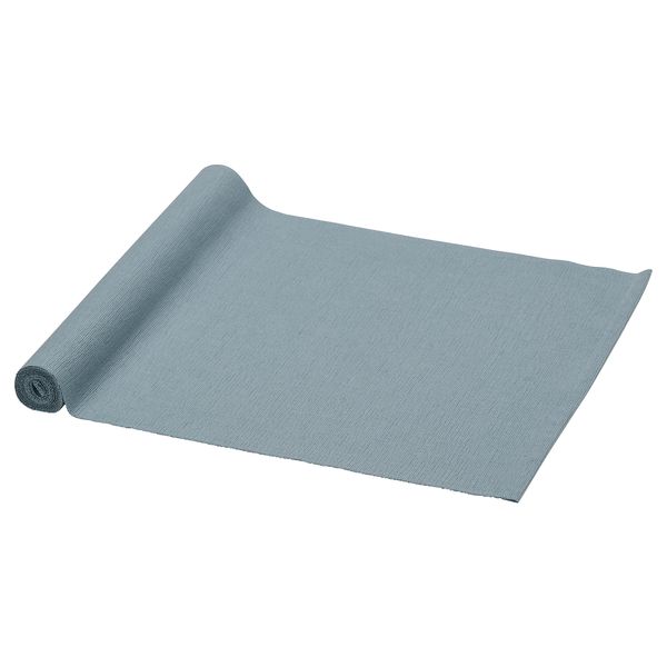 Дорожка настольная, 35x130 см, светлый серо-бирюзовый IKEA SNÖKRABB КРАББA 905.646.55 - фото 1