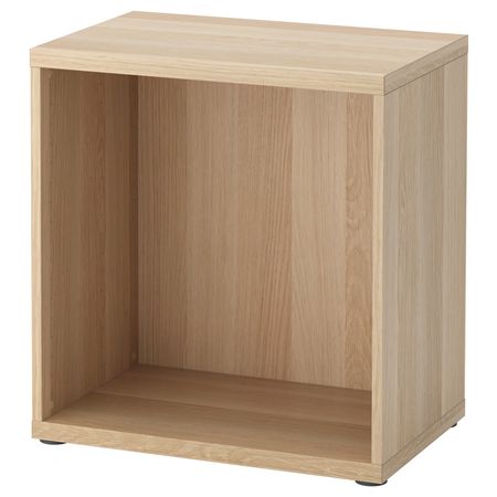 BESTÅ Каркас - под беленый дуб 60x40x64 см