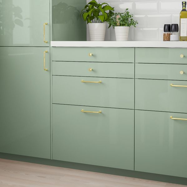 Фронтальная панель ящика, глянцевый светло-зеленый, 60x40 см IKEA КАЛЛАРП 604.371.31 - схема-чертеж с размерами