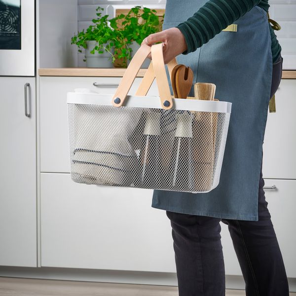 RISATORP Корзина - белый 27x42x23 см - фото 2