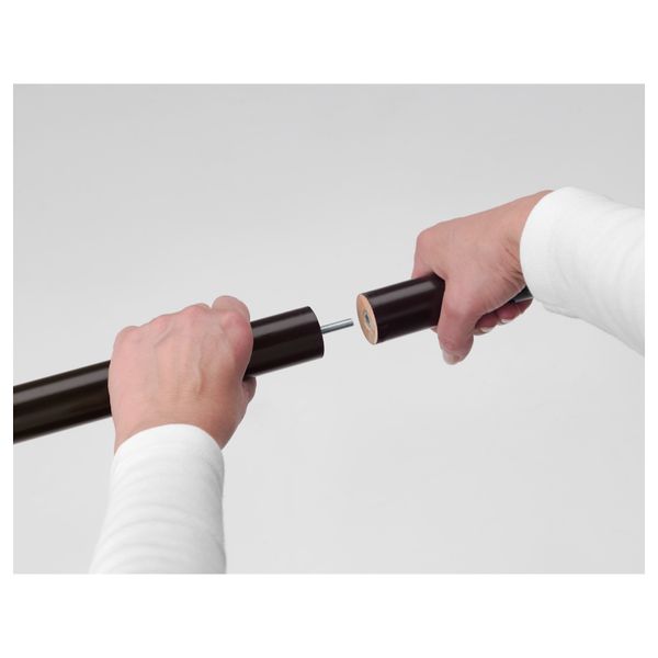 Гардинный карниз с аксессуарами ПОРТИОН, черная морилка (210 см) - фото 3