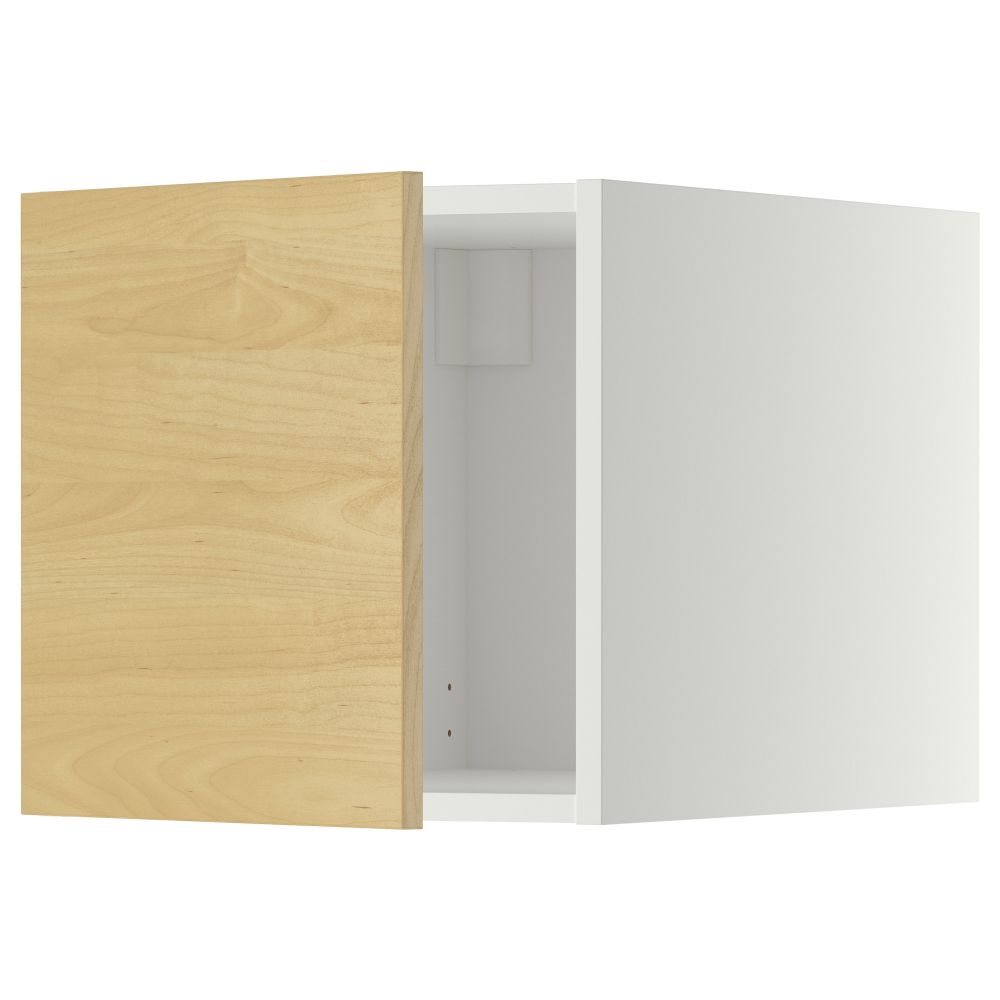 Верхний шкаф МЕТОД, белый, Тингсрид береза (40x40 см) - схема-чертеж с размерами