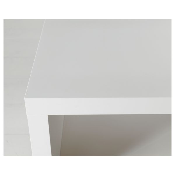 Стол приставной на колесах ЛАКК, белый (55x55 см) - схема-чертеж с размерами