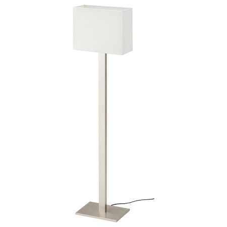 Светильник напольный, никелированный/белый 150 см IKEA TOMELILLA ТОМЕЛИЛЛА 004.693.75