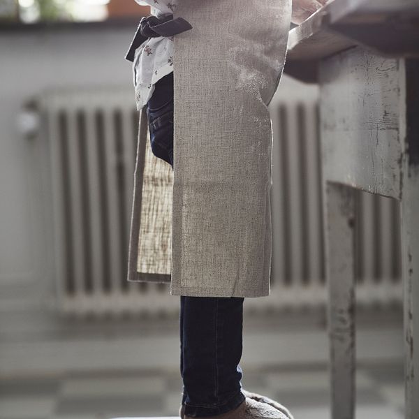 Фартук детский, бежевый 45x57 см IKEA MARIATHERES МАРИАТЕРЕС 904.795.82 - фото 6