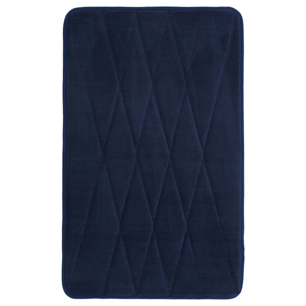 Коврик для ванной, темно-синий 50x80 см IKEA UPPVAN УППВАН 504.556.39 - фото 1