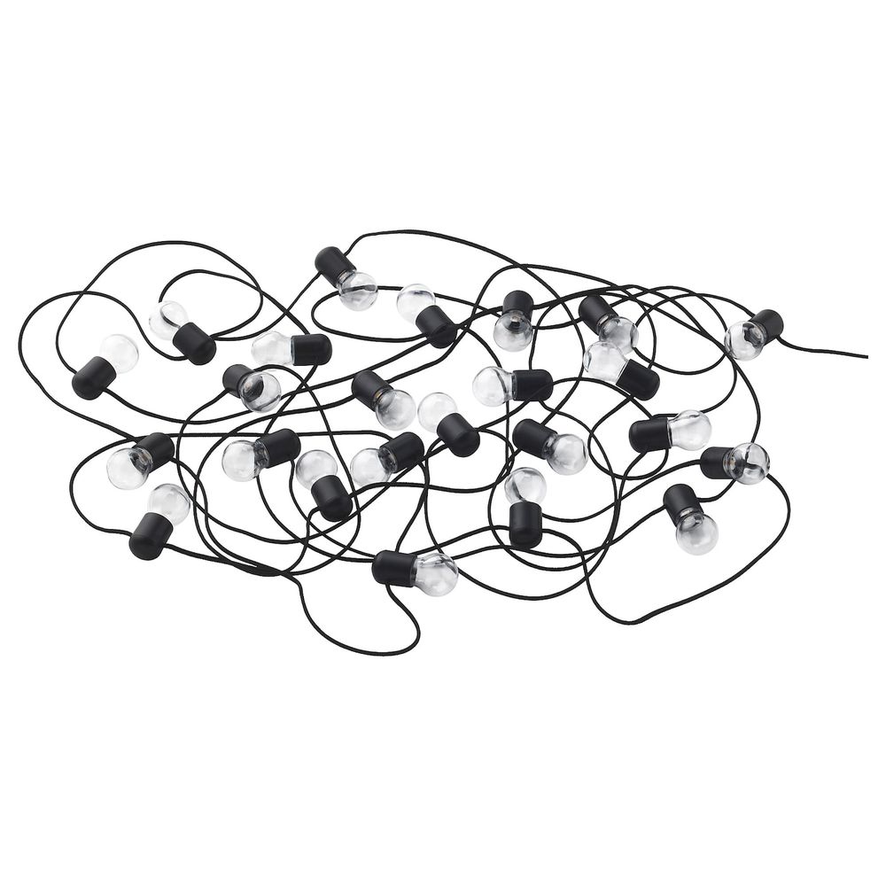 Гирлянда, 24 светодиода, для помещений черный IKEA BLÖTSNÖ БЛОТСНО 204.211.46 - фото 1