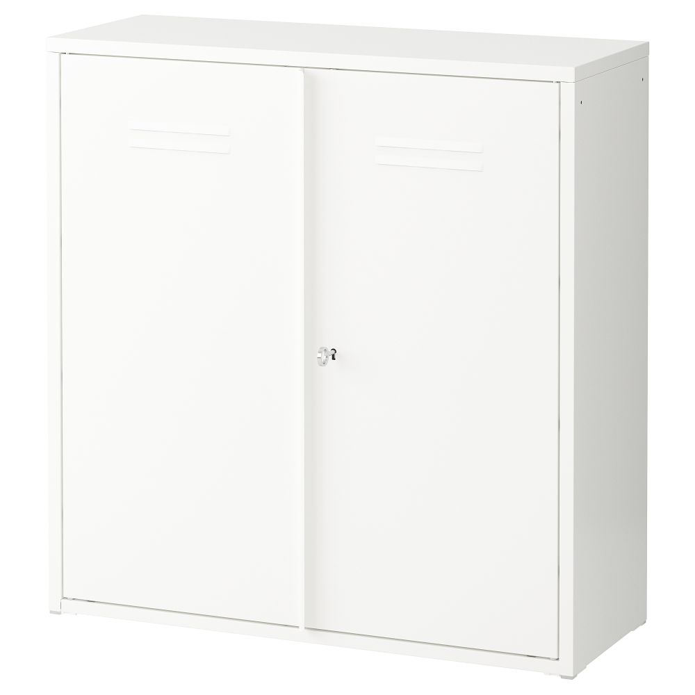 Шкаф с дверями, белый, 80x83 см IKEA IVAR ИВАР 303.815.93 - фото 1