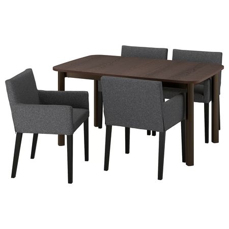 STRANDTORP / MÅRENÄS Стол и 4 стула