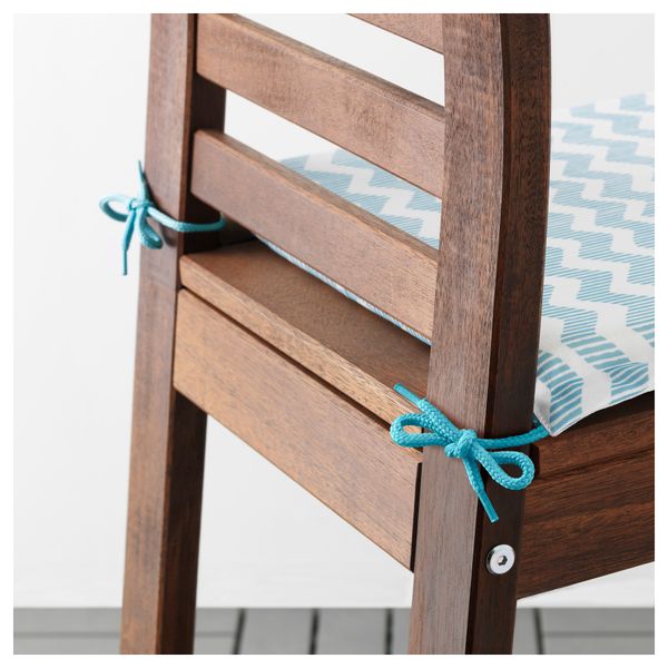 Подушка на садовый стул НЭСТОН, голубой (40x40 см) - фото 3