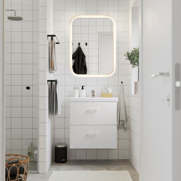 IKEA в интерьере ванной