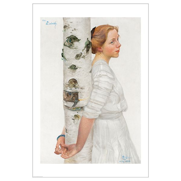 Постер СВАНЕСУНД, Лисбет у березы (61x91 см) - фото 1