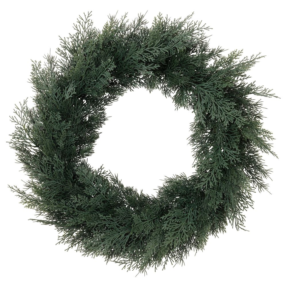 Искусственный венок СМИККА, д/дома/улицы, кедр (60 см) - фото 1