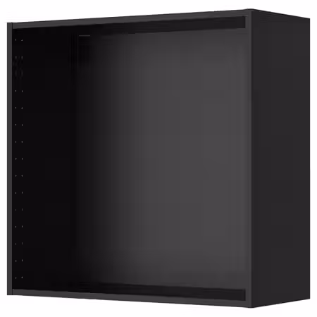 METOD Каркас навесного шкафа - черно-серый 80x37x80 см