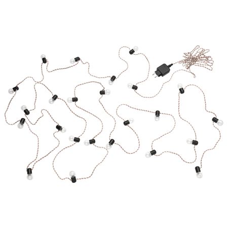 Гирлянда, 24 светодиода СТРОЛА, для помещений