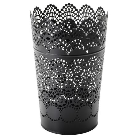 Фонарь для формовой свечи СКУРАР, черный (22 см)