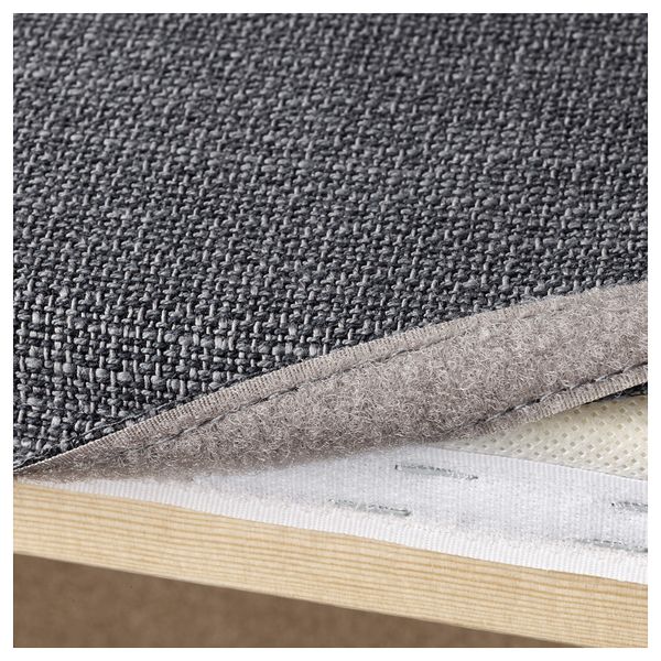 Модульный угловой диван, 3-местный ВАЛЛЕНТУНА, с отделением для хранения, Хилларед темно-серый - фото 7