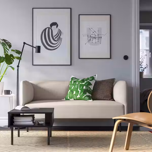 LILLEHEM 2-местный модульный диван - Vissle/бежевый металлический - фото 2