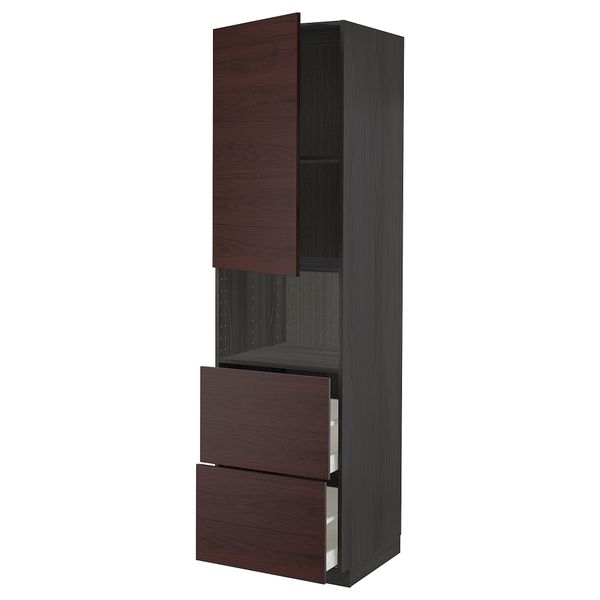 Высокий шкаф для СВЧ, дверца,2ящика IKEA METOD МЕТОД, MAXIMERA МАКСИМЕРА 494.643.76 - фото 2