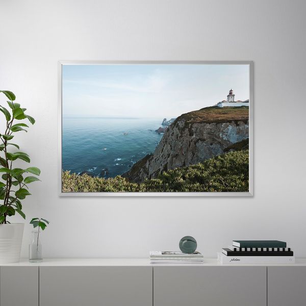 Картина с рамой, Мыс Рока, Португалия/цвет алюминия 140x100 см IKEA BJÖRKSTA БЬЁРКСТА 194.259.04 - фото 2