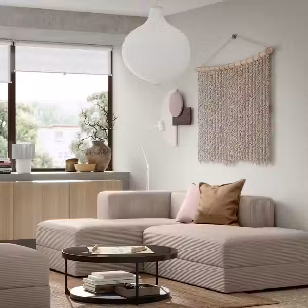 JÄTTEBO Модули козетки - самласа серо-бежевый - фото 2