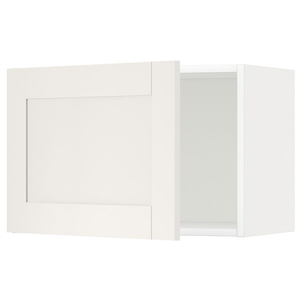 Шкаф навесной МЕТОД, белый, Сэведаль белый - схема-чертеж с размерами