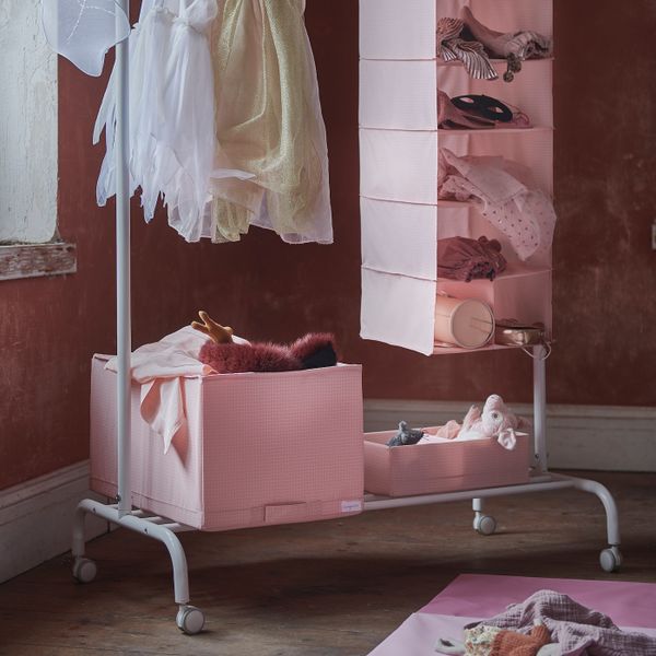 Модуль для хранения, 7 отделений, розовый 30x30x90 см IKEA СТУК 404.210.32 - фото 3