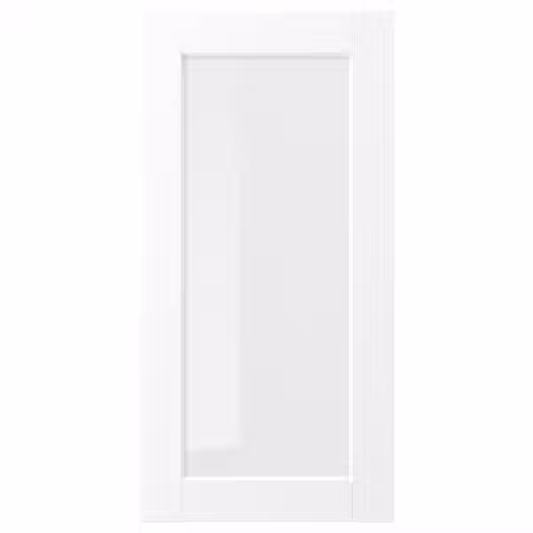ENKÖPING Стеклянная дверь - белый под дерево 40x80 см - фото 1