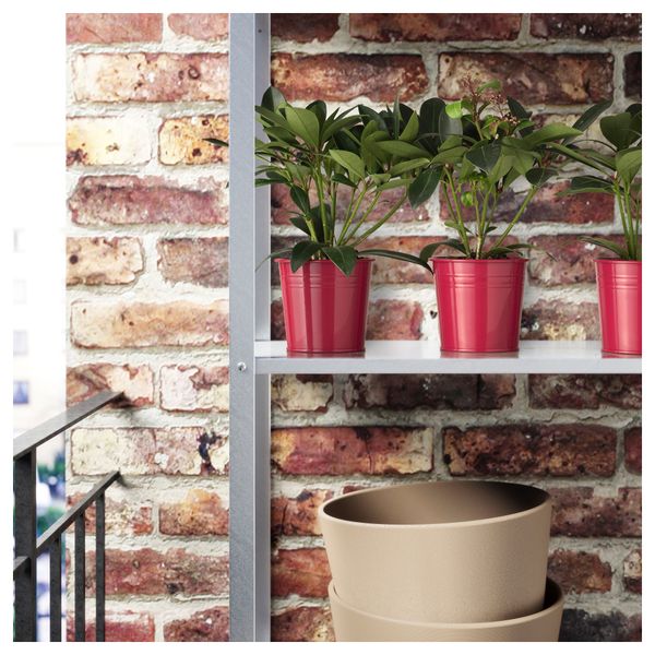 Кашпо СОККЕР, д/дома/улицы, красный (9 см) - фото 2