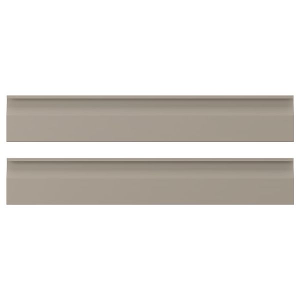 UPPLÖV Фронтальная панель ящика - матовая поверхность темно-бежевый 60x10 см - фото 1