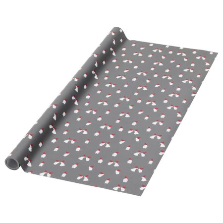 Рулон оберточной бумаги ВИНТЕР 2016, серый, Санта Клаус (5x0.7 м)