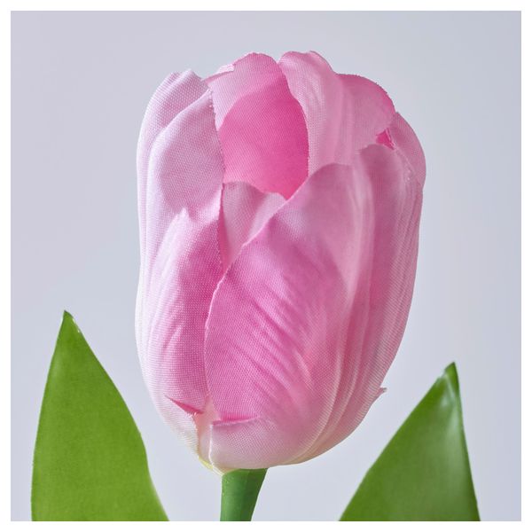 Цветок искусственный СМИККА, Тюльпан светло-розовый (40 см) - схема-чертеж с размерами