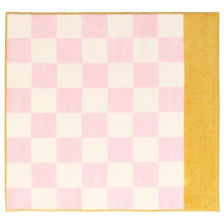 Ковер, длинный ворс, розовый 133x140 см IKEA СТИЛЛСАМТ 303.586.82